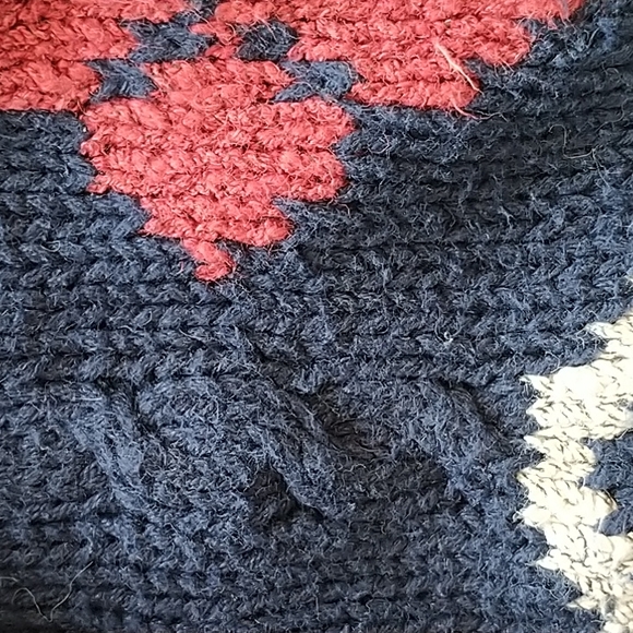 🐲VTG oversized chunky  knit sweater - Picture 4 of 9